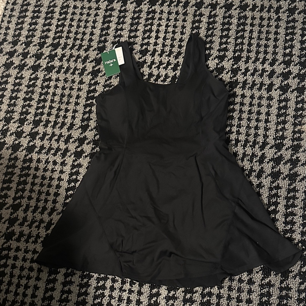HALARA Elegant Black Mini Dress